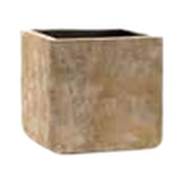 Calais square & tall planter in Sandstone finish