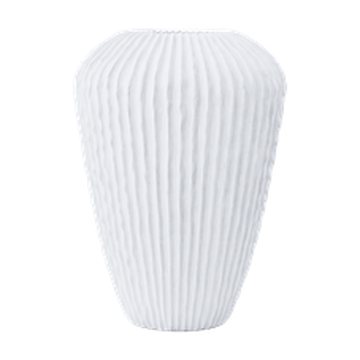 Cusco round fiberstone planter made in Vietnam