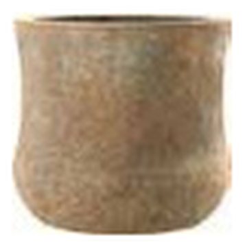 Kansas round planter in Sandstone finish