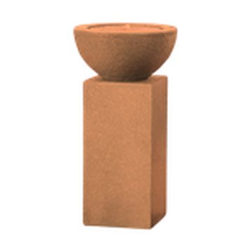Limon on base garden fountain in Stone finish