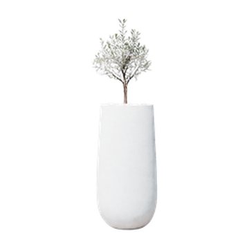 Saigon round fiberstone planter made in Vietnam