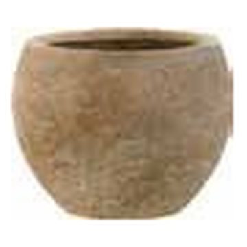 Waco round planter in Sandstone finish