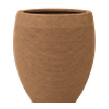 Warwick round planter in PatinaLine finish
