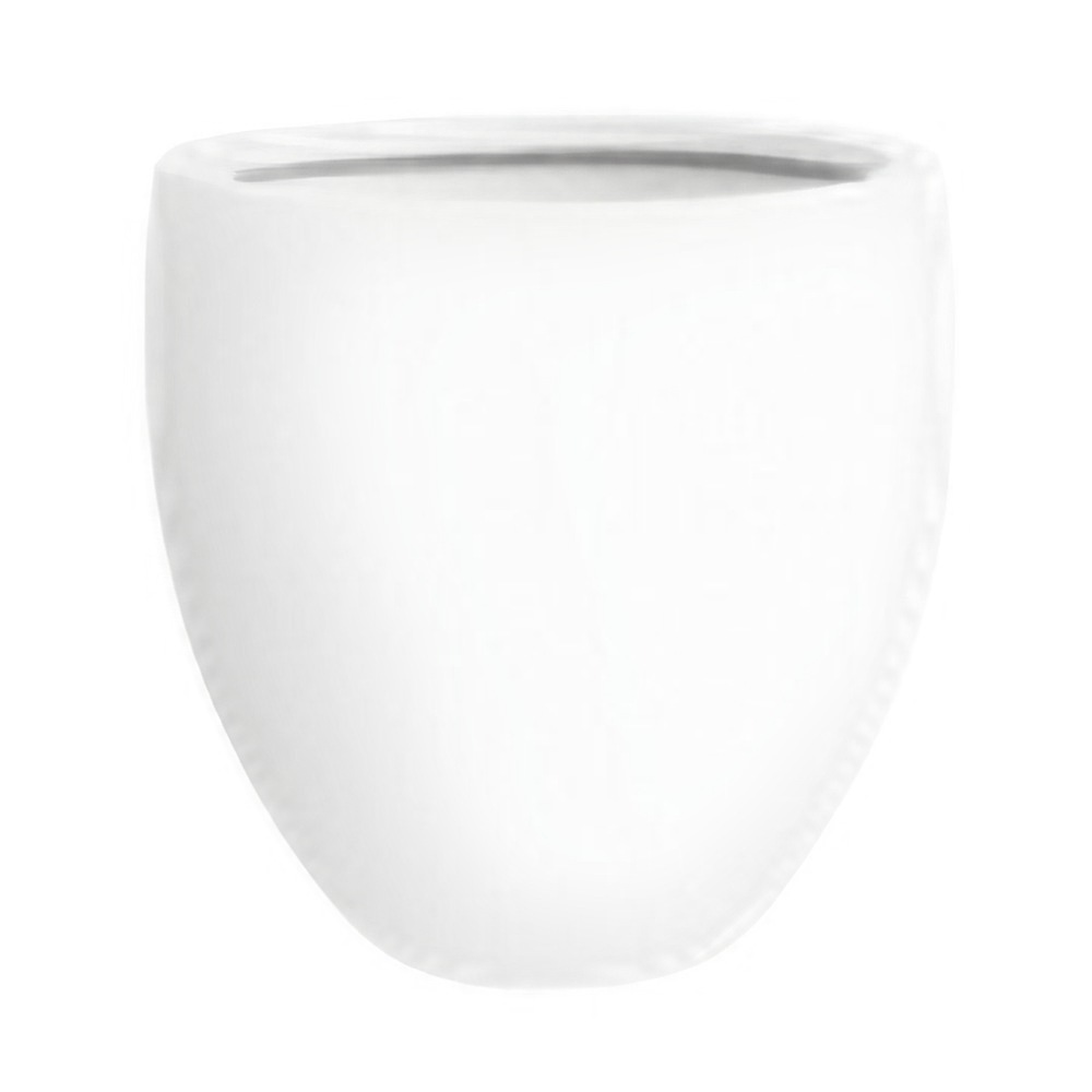 Amarillo round fiberstone planter made in Vietnam