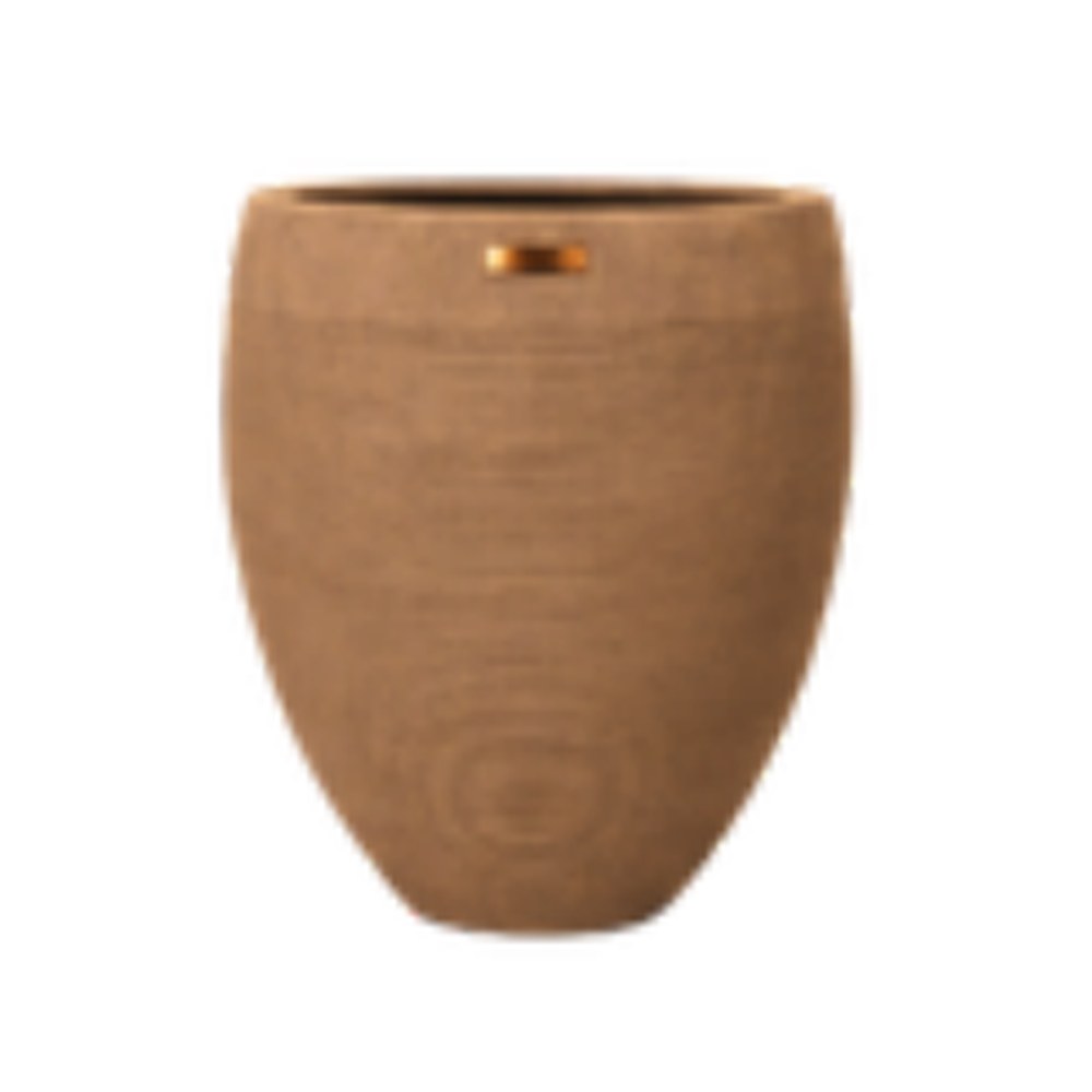 Fontana round fiberstone planter made in Vietnam