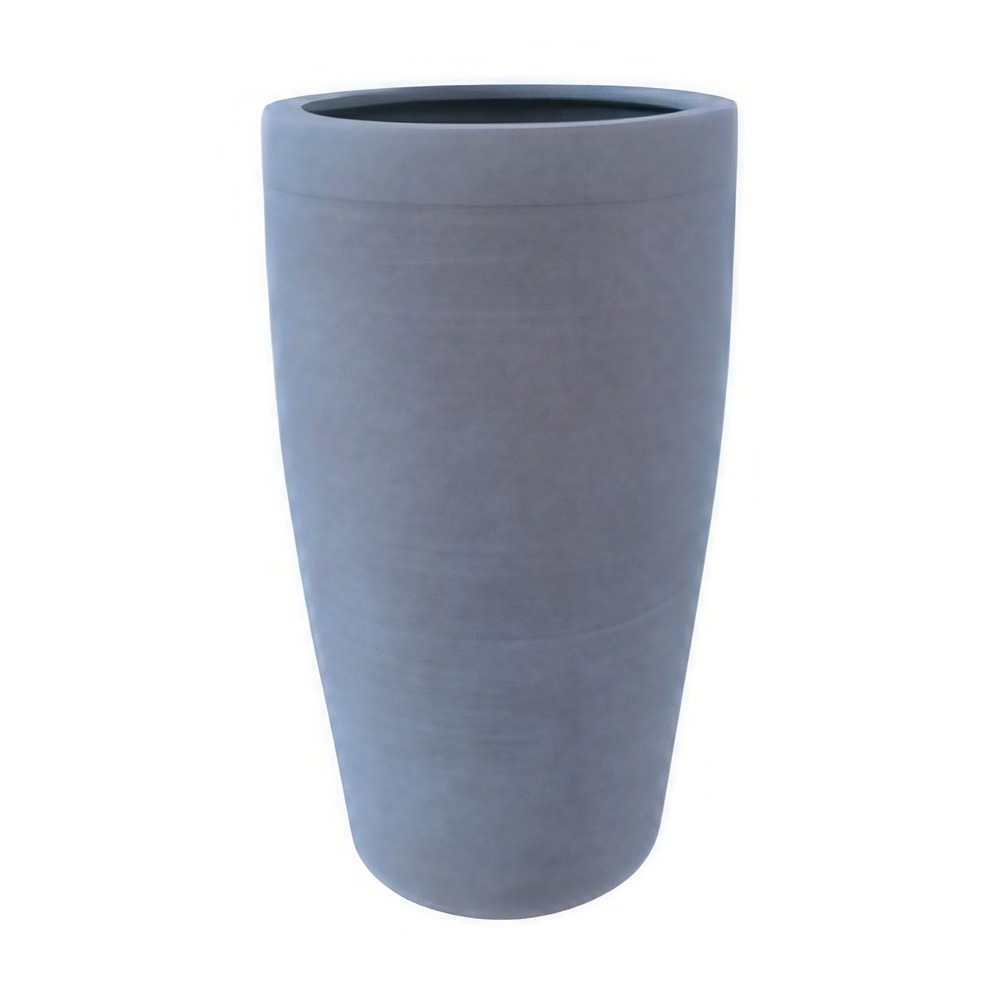 Fresno round fiberstone planter made in Vietnam