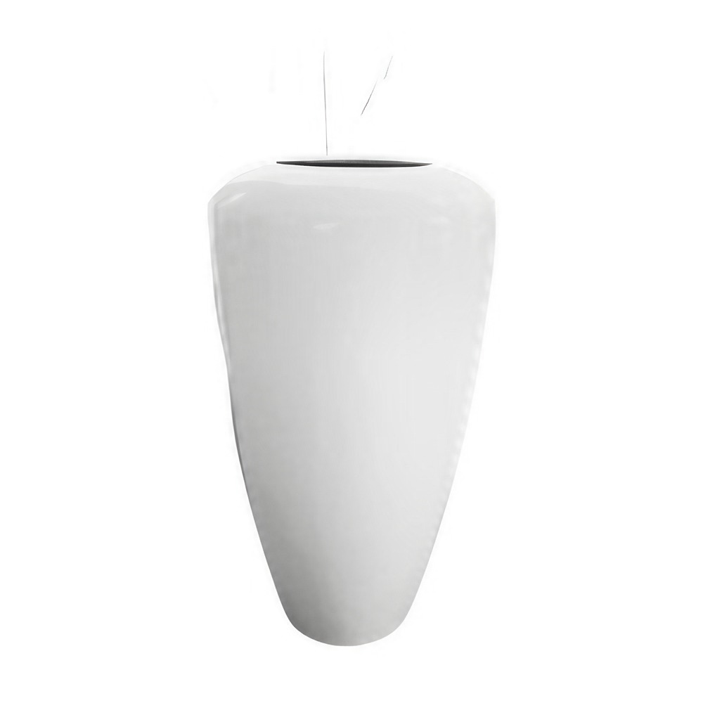 Pasadena round fiberstone planter made in Vietnam