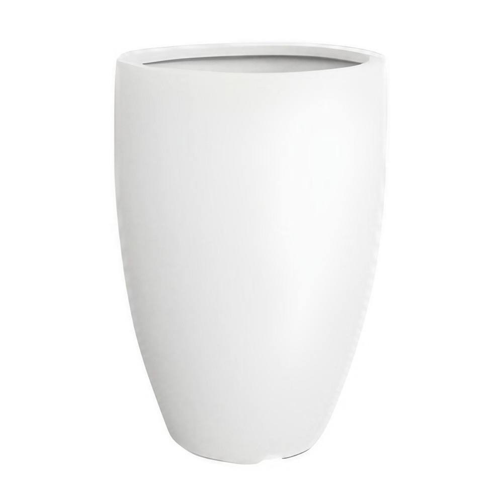 Tampa round fiberstone planter made in Vietnam